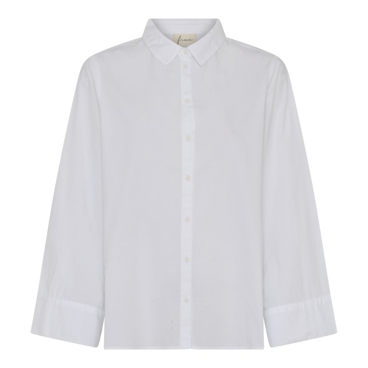 FRAU - Dhaka wide sleeve shirt - Bright White
