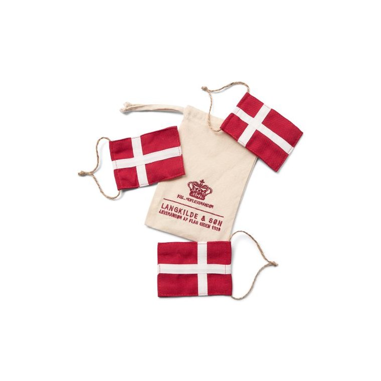 Langkilde & S�n - STORE PYNTEFLAG 3 stk