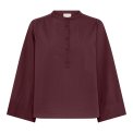 FRAU - Madrid wide sleeve shirt - Red Mahogany