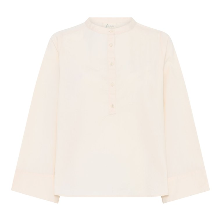 FRAU - Madrid wide sleeve shirt - Tapioca