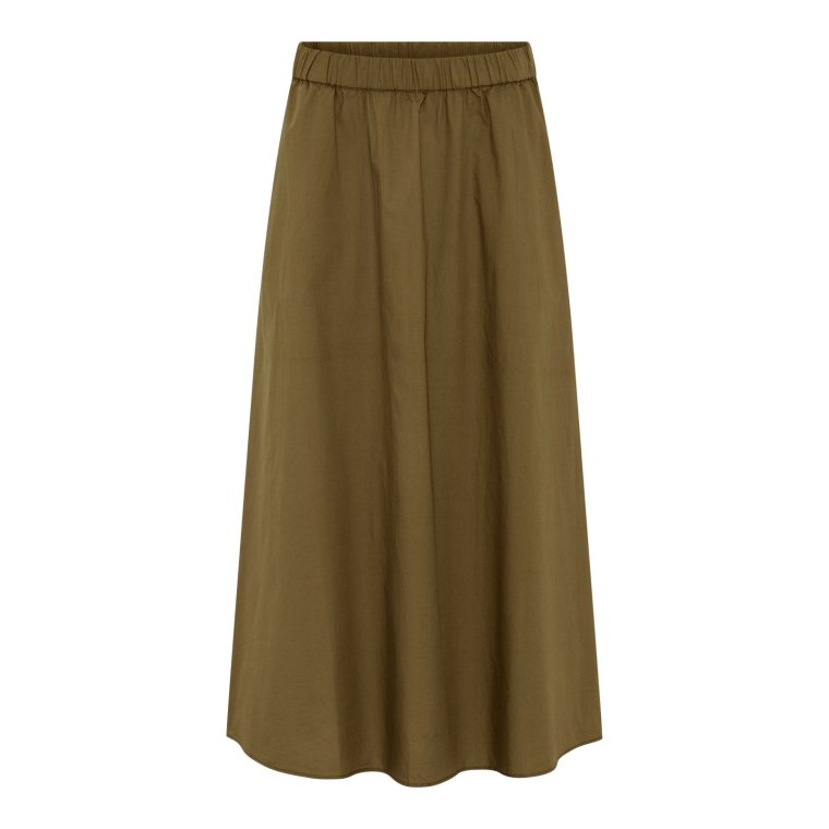 FRAU - Melbourne ankle skirt - Military Olive