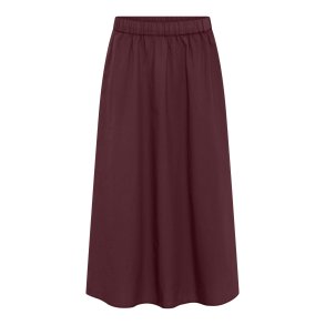 FRAU - Melbourne ankle skirt - Red Mahogany