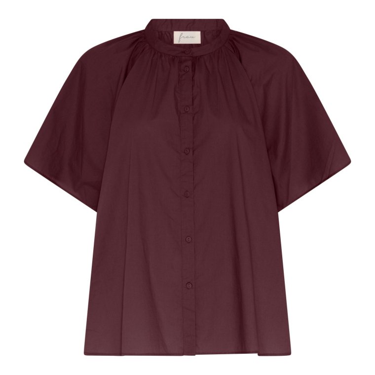 FRAU - Siena ss top - Red Mahogany