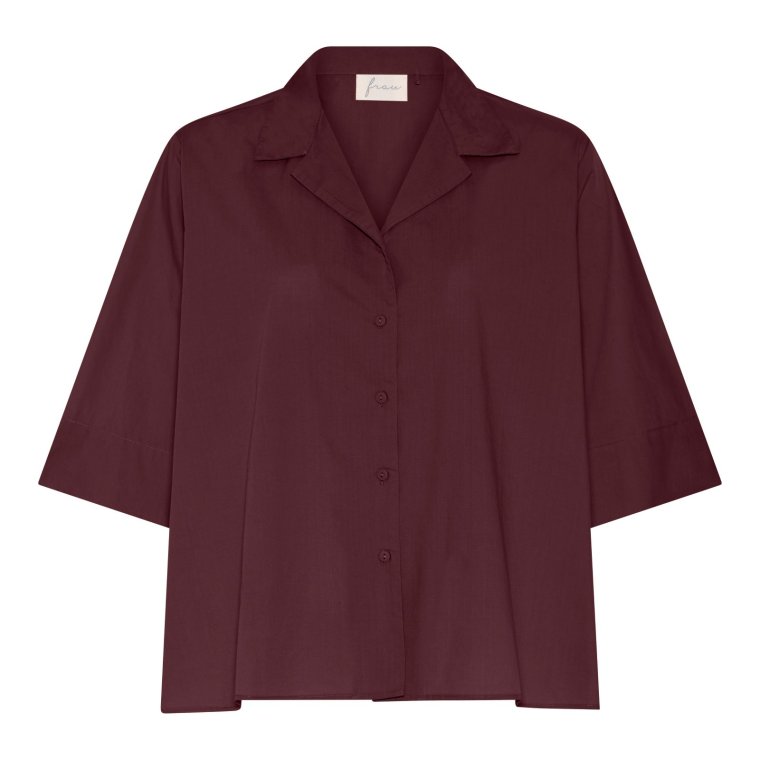 FRAU - Berlin shirt - Red Mahogany