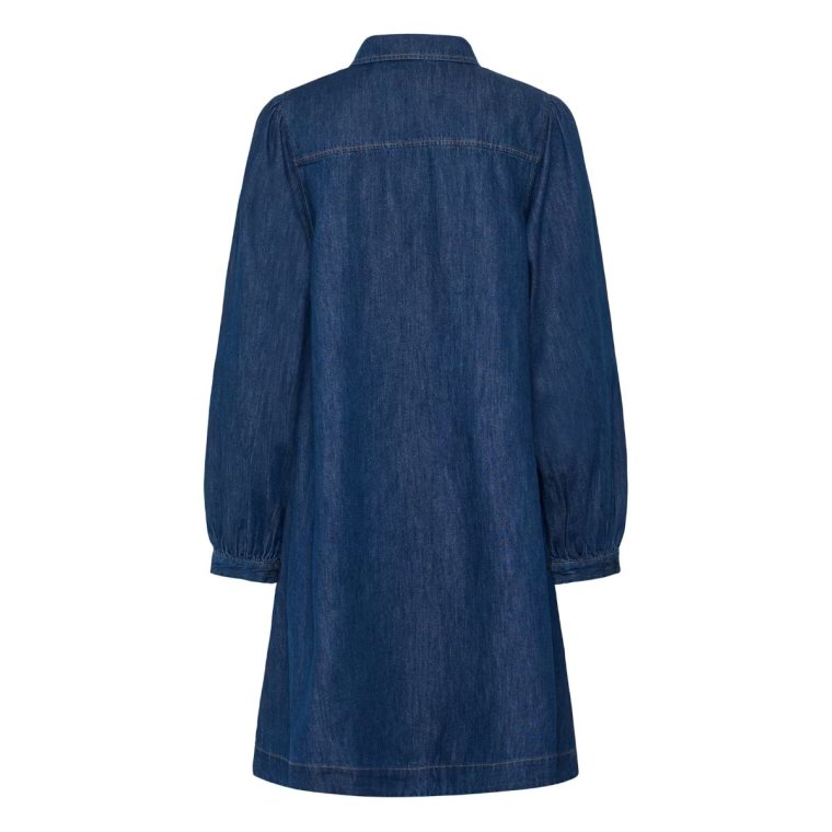 Part Two - EleinanPW Dress - Medium Dark Blue Denim