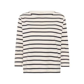 Part Two - NelaPW Tshirt - Dark Navy Stripe