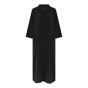 FRAU - Berlin silk crepe dress - Black