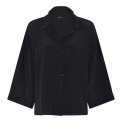FRAU - Berlin silk crepe shirt - Black