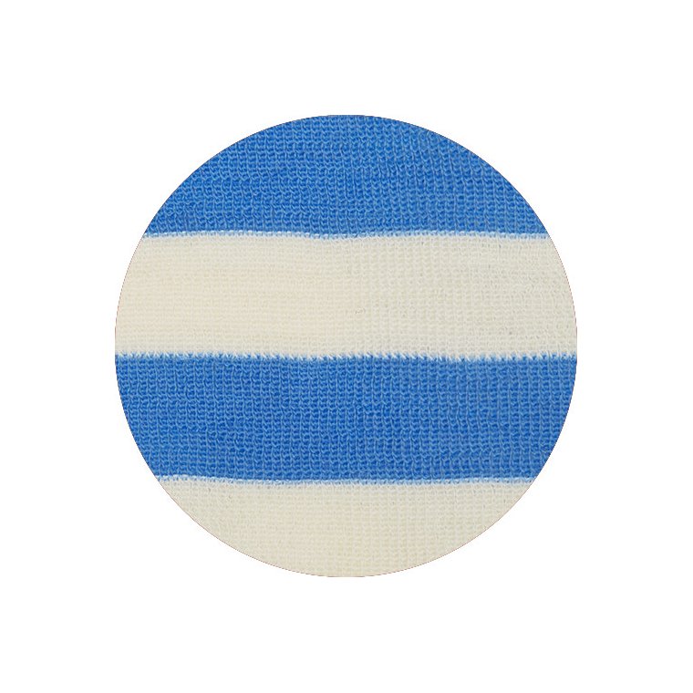 By Basics - 4002 shirt r-neck l/s - raw white/milky blue