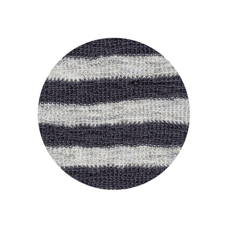 By Basics - 4002 Shirt R-Neck L/S - charcoal/dawn grey melange