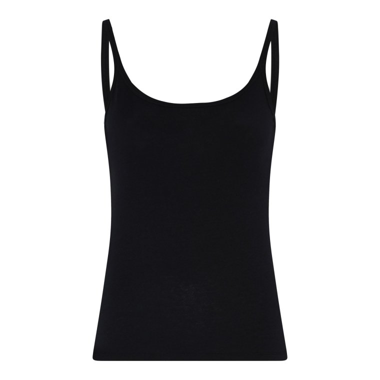 Frau - Linz cashmere singlet top - Black