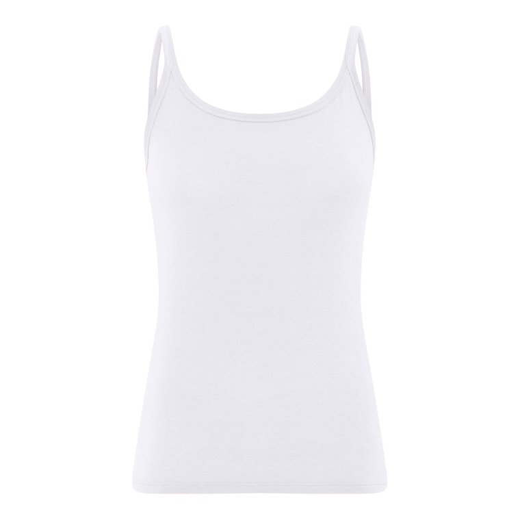 Frau - Linz cashmere singlet top - Bright White