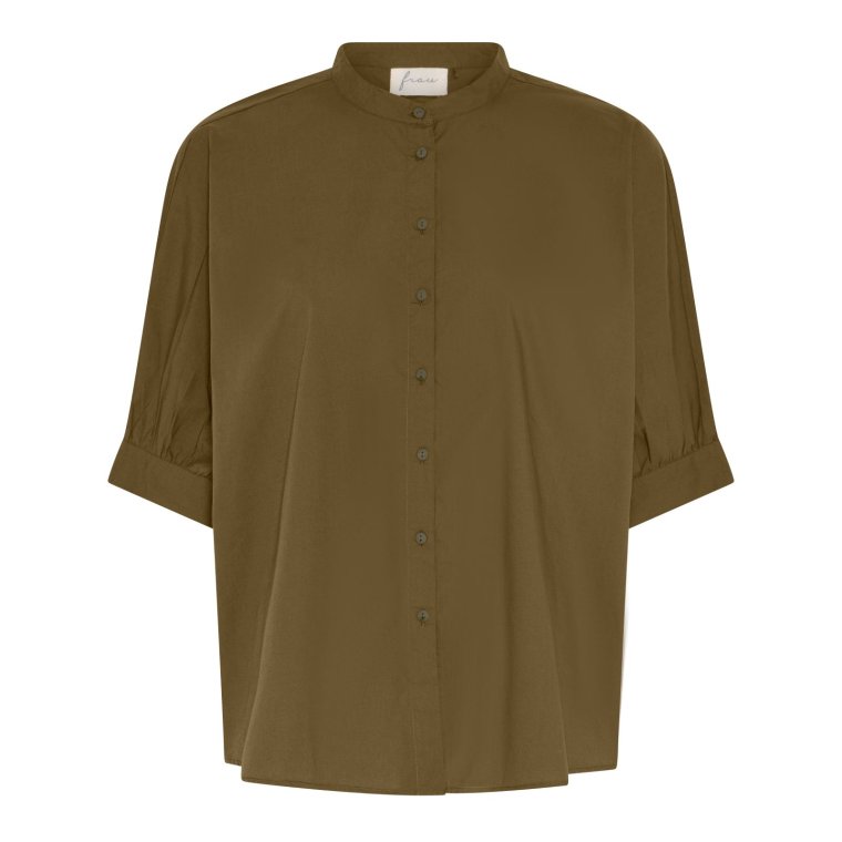 FRAU - Palermo ss shirt - Military Olive