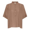 FRAU - Delhi ss pure linen deco shirt - Roebuck