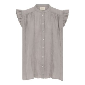 FRAU - Napoli pure linen deco top - Dove