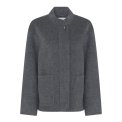 Frau - Chicago pure wool jacket - Dark Grey Melange