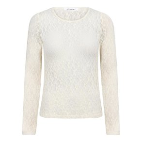 Co`couture - BarnaCC O-Neck Blouse - Off-White