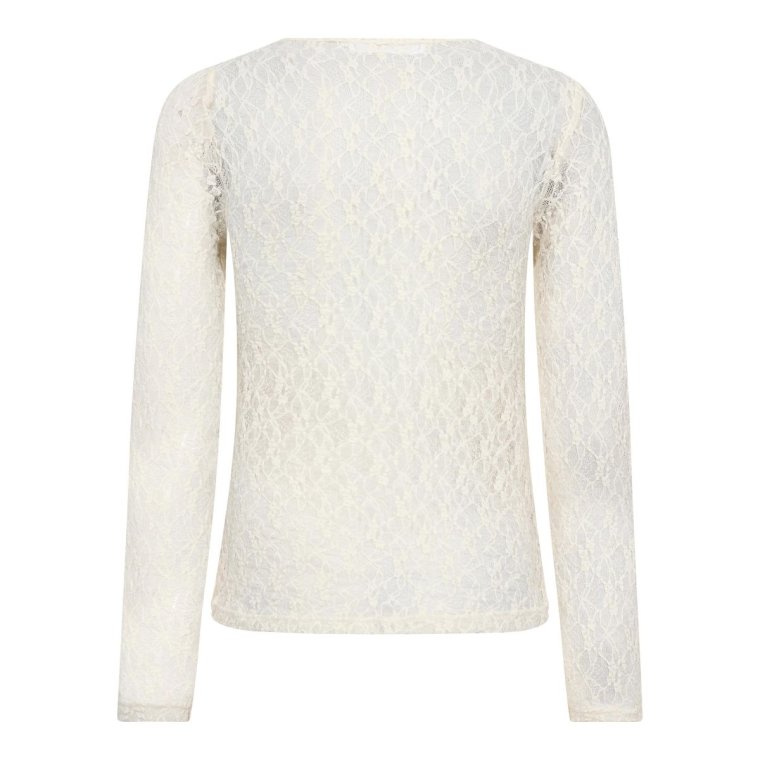 Co`couture - BarnaCC O-Neck Blouse - Off-White