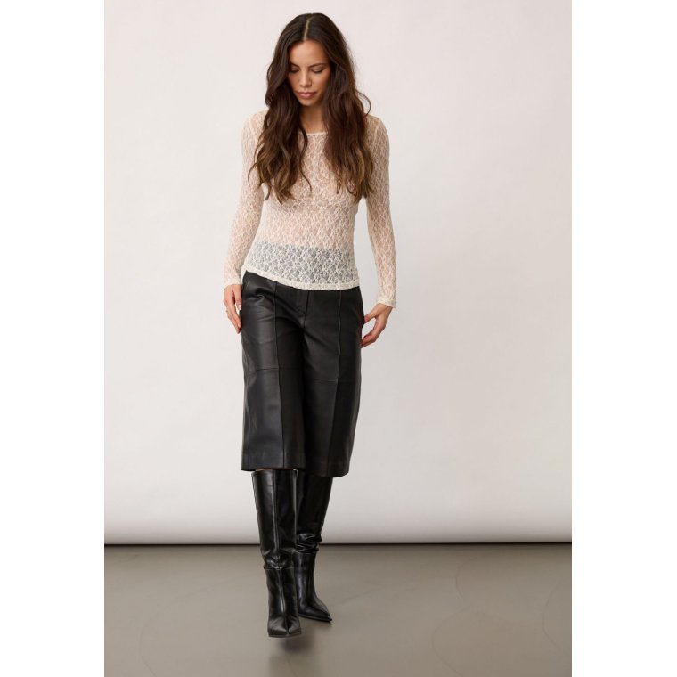 Co`couture - BarnaCC O-Neck Blouse - Off-White