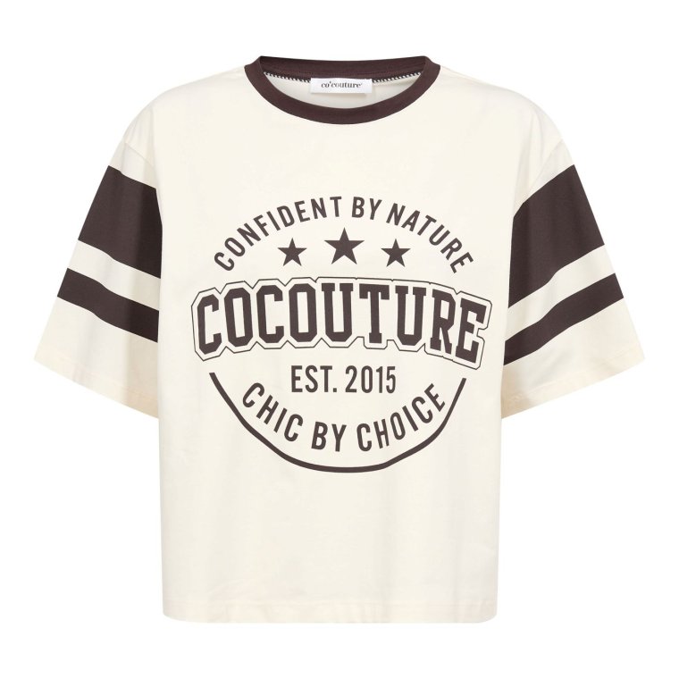 Co`couture - ConfidentCC Box Tee - Chocolate Plum