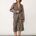 Co`couture - VeyaCC Check Bermuda - Brown