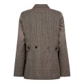 Co`couture - VeyaCC Check Fitted Blazer - Brown