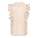 Co`couture - AviCC Lace SS V-Top - Mink