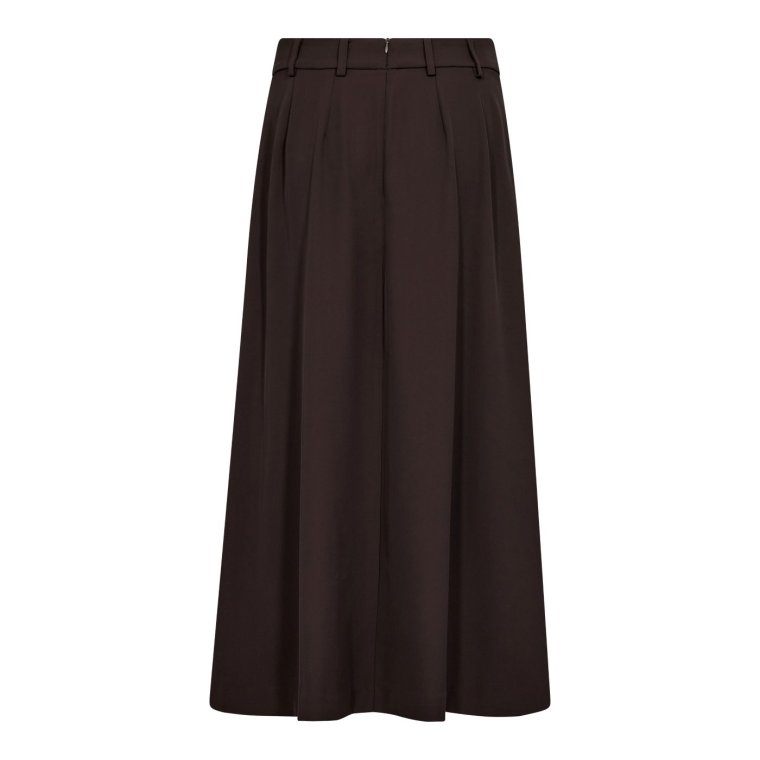 Co`couture - AliniCC Anya Pleat Skirt - Dark Brown