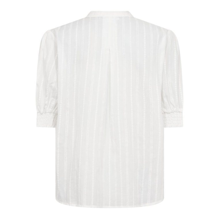 Co`couture - BessiCC V-Blouse - Off-White