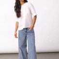 Co`couture - BessiCC V-Blouse - Off-White