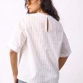 Co`couture - BessiCC V-Blouse - Off-White