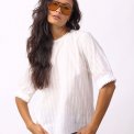 Co`couture - BessiCC V-Blouse - Off-White