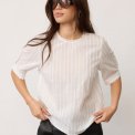 Co`couture - BessiCC V-Blouse - Off-White