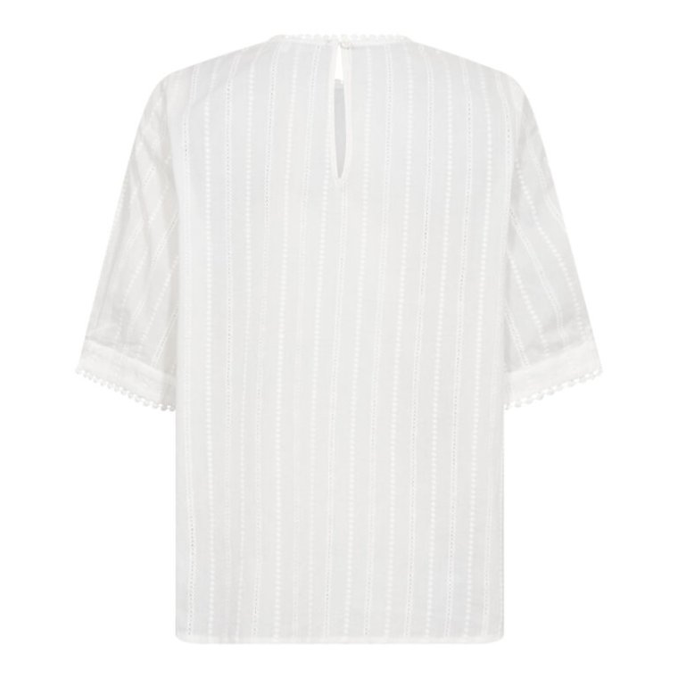 Co`couture - BessiCC V-Blouse - Off-White