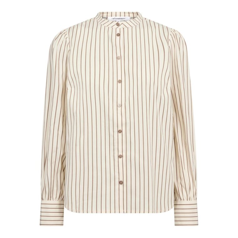 Co`couture - SigridCC Stripe Shirt - Bone