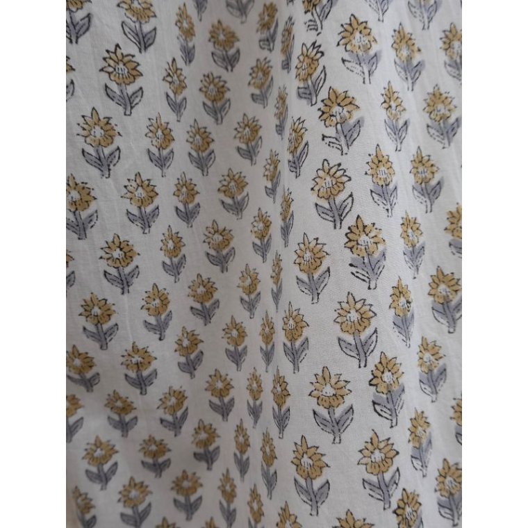 Craft Sisters - Classic Pyjamas Blockprint - 128 Beige Flower