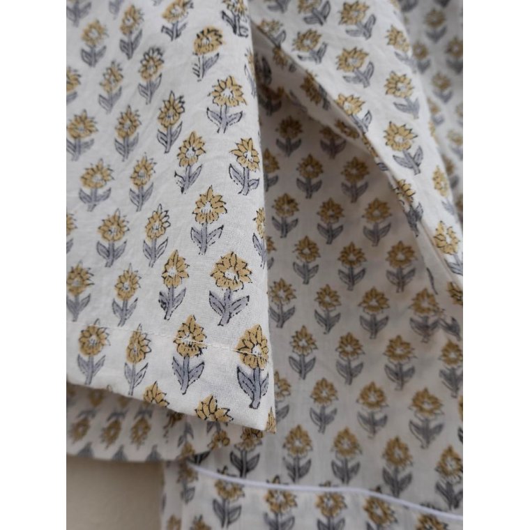 Craft Sisters - Classic Pyjamas Blockprint - 128 Beige Flower