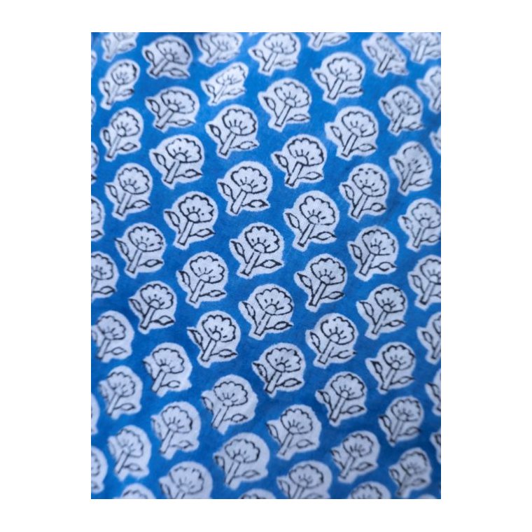 Craft Sisters - Classic Pyjamas Blockprint - 230 Blue Opal