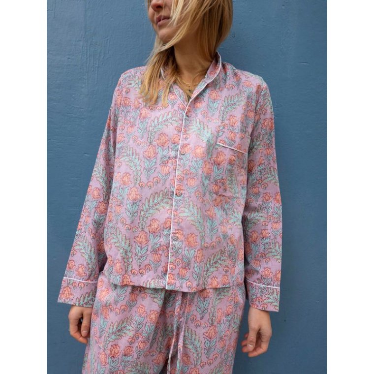 Craft Sisters - Classic Pyjamas Blockprint - lilac