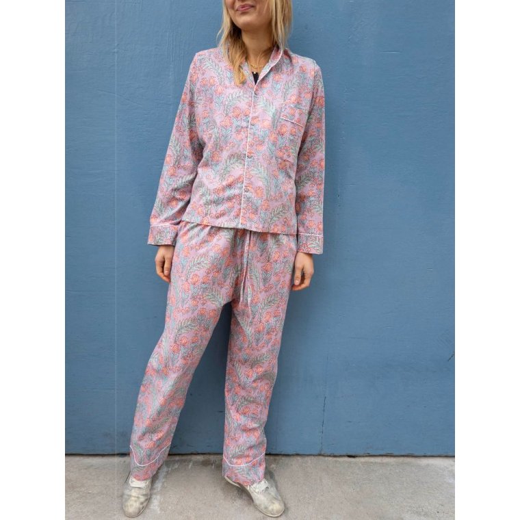 Craft Sisters - Classic Pyjamas Blockprint - lilac