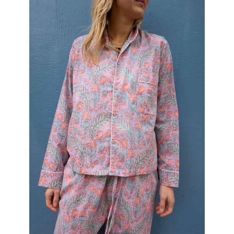 Craft Sisters - Classic Pyjamas Blockprint - lilac