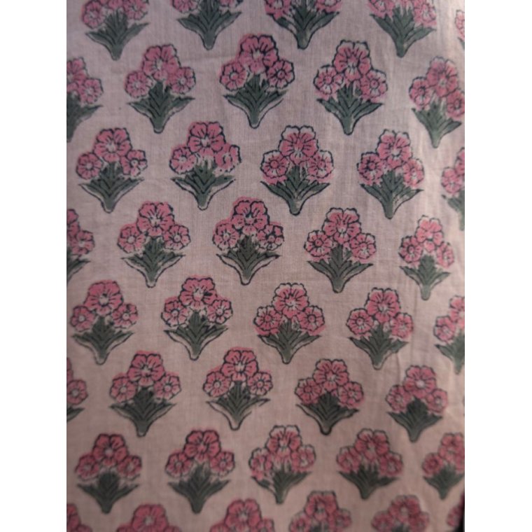 Craft Sisters - Classic Pyjamas Blockprint - 335 Pink Bouquet