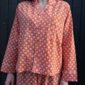 Craft Sisters - Classic Pyjamas Blockprint - 338 Tangerine