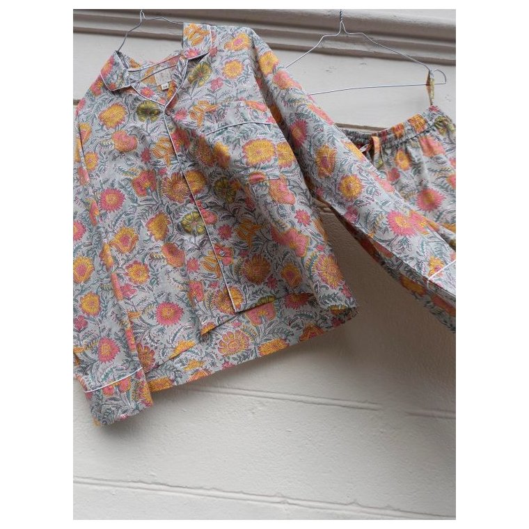 Craft Sisters - Classic Pyjamas Blockprint - 919 Summer Flower