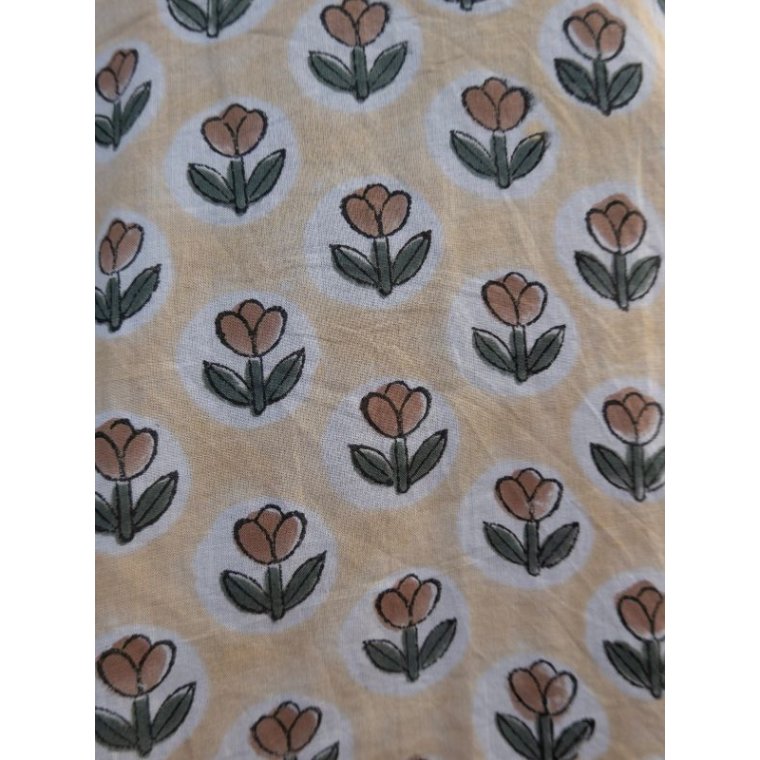 Craft Sisters - Classic Pyjamas Blockprint - 921 Retro Flower