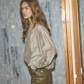 Co`couture - DelinCC Balloon Emb Shirt - Mink