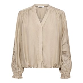 Co`couture - DelinCC Balloon Emb Shirt - Mink