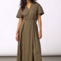 Co`couture - ElaraCC SS Wrap Dress - Olive