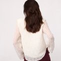 Co`couture - BaltaCC Padded V-Blouse - Off-White