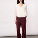 Co`couture - BaltaCC Padded V-Blouse - Off-White